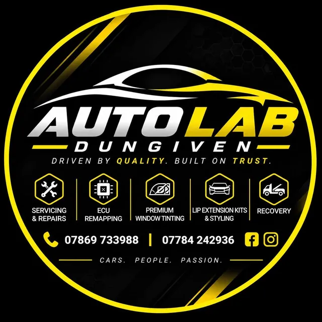 Auto Lab Dungiven badge logo